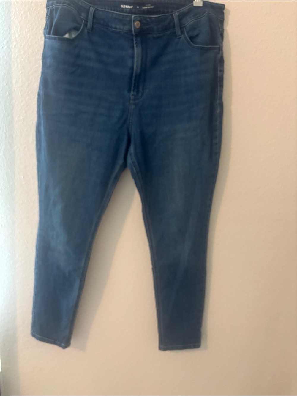 Old Navy Women's Medium Blue Stretch Skinny Jeans